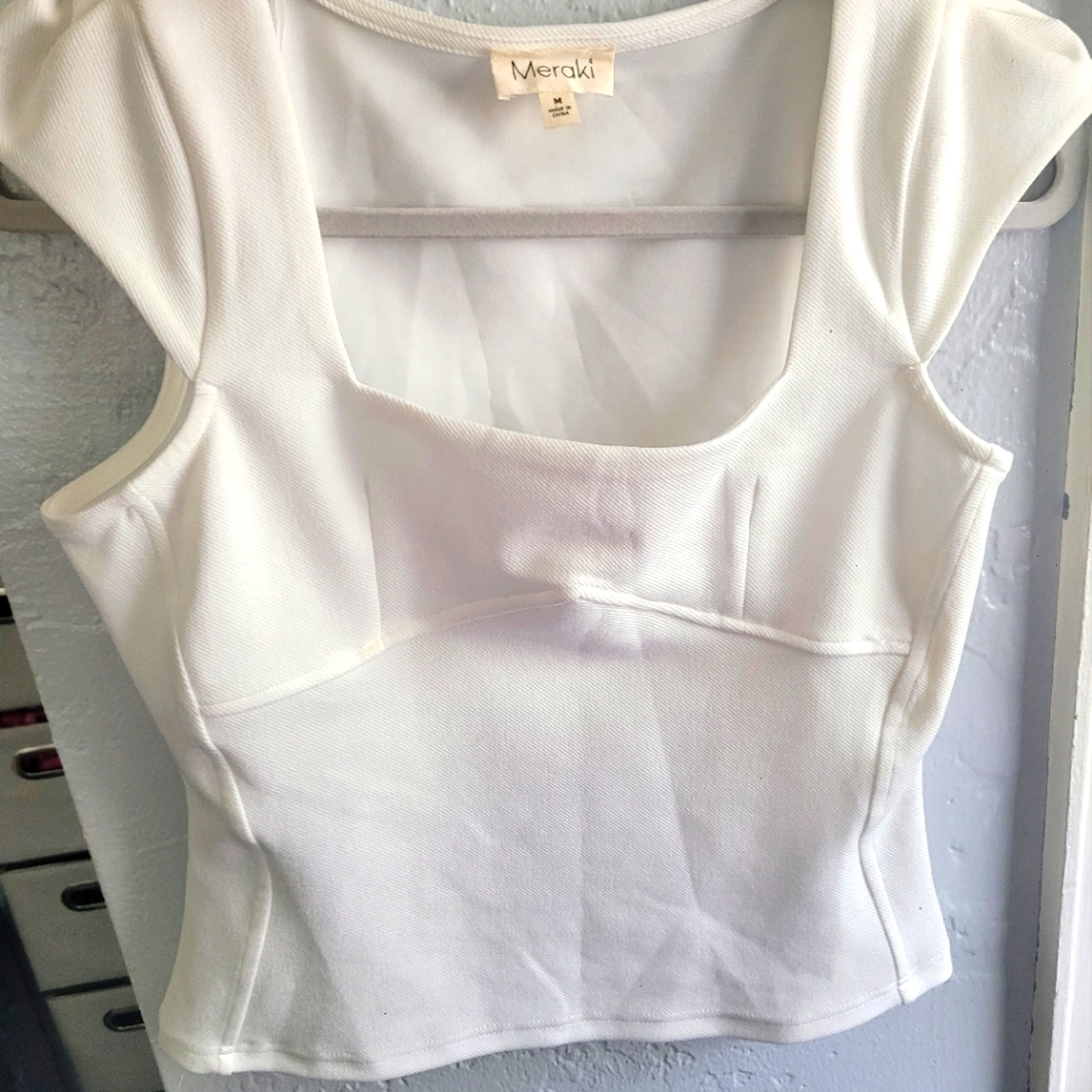 Blouse woman color White zise M Brand Meraki
